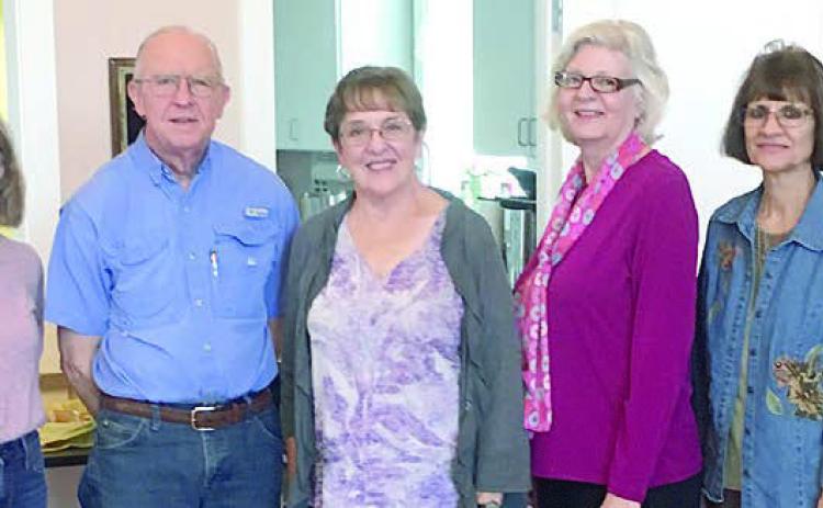 2023 Officers of the Fayette County Chapter of the Czech Heritage Society were installed on Feb. 5, as follows(from left) president Betty Danner; vice president/ historian Phyllis Teykl; secretary/director Marilyn Cernoch; treasurer Alfred Ermis; and directors Carolyn Heinsohn, Cathleen Noska, Barbara Eilert, Adrienne Kobza and Vera Wehring.