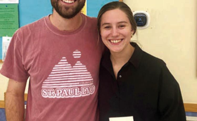 Guest speakers were Caleb and Ashleigh Parks.