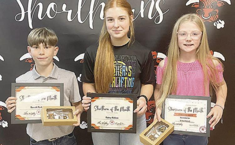 SISD students of the month