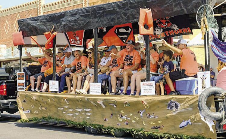 1st Place Class Float – Schulenburg High School Class of 1969. Photo By Andy Behlen / Courtesy of Fayette County Record