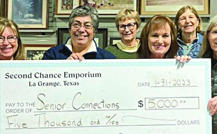 Second Chance donates to Senior Connections