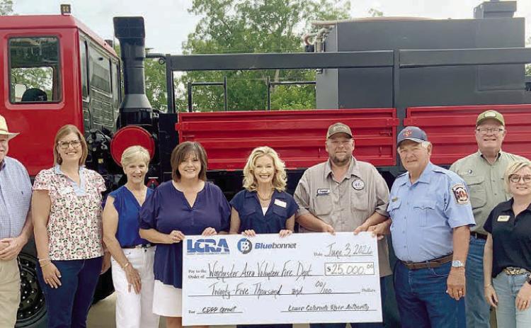 Winchester VFD gets LCRA Community Grant