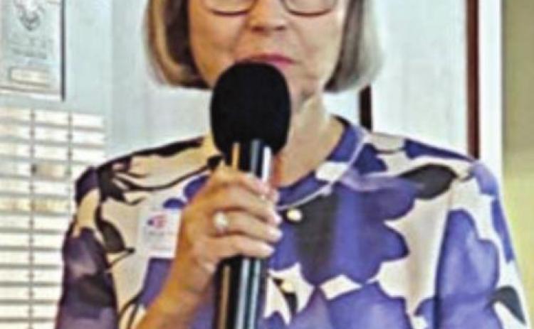 Guest speaker was author Elaine Thomas.