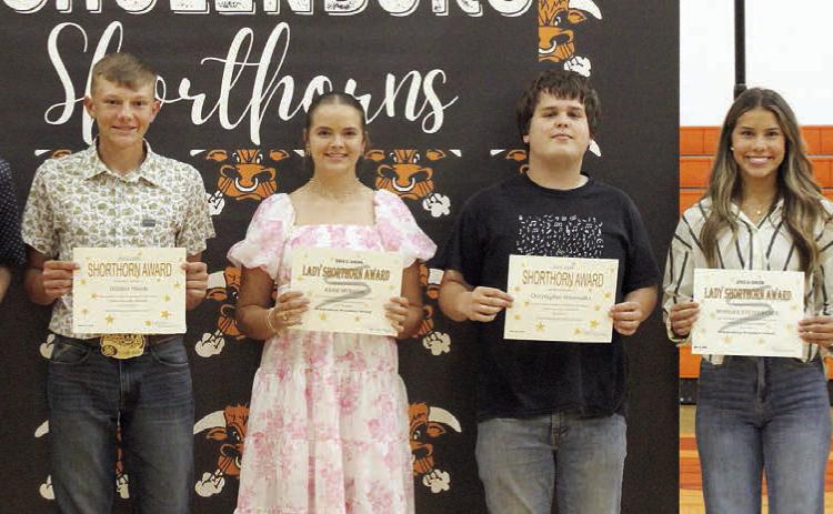 ‘Shorthorn’ & ‘Lady Horn’ awards presented at SHS