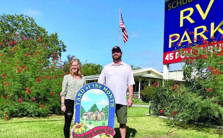 Yard of the month goes to Schulenburg RV Park