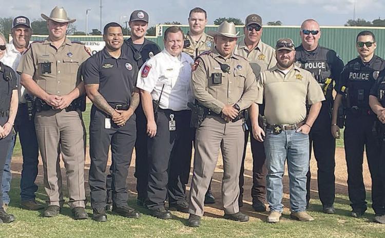 Shorthorn baseball team holds First Responder Night.