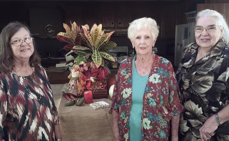 Hostesses were (from left) Shirley Winkelman, Mary Demel and Jan Ripper.