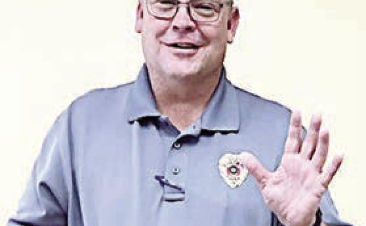 A program on safety was given by Police Chief Troy Brenek at the Literary Club’s October meeting.