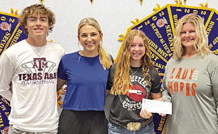 Young Farmers donate to FFA