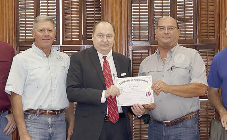 Sternadel recognized for 42 years of service with Fayette County