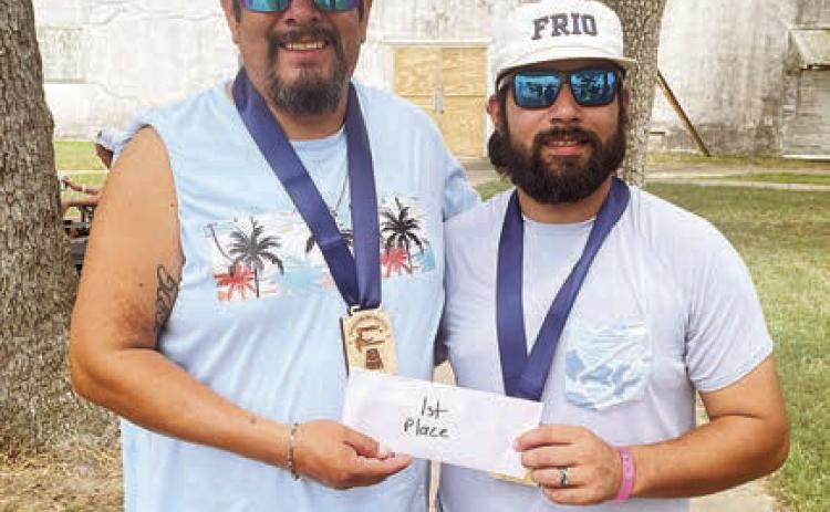 First Place – (from left) Gene Trejo and Jordan Pesl. Sticker Photo By Darrell Vyvjala