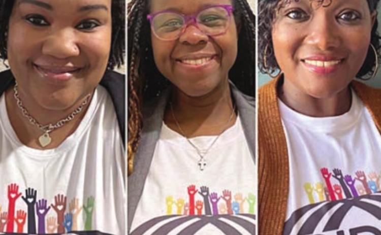 BRIDGE executive directors are (from left) LaToya Ray, Rebecca Powe and LaKeisha Brown-Moore.