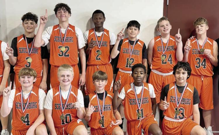 Shorthorn seventh grade wins Gold at Flatonia tourney