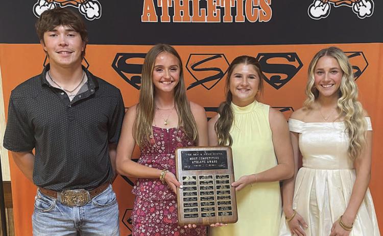 ‘Most Competitive’ award presented at SHS All-Sports Banquet