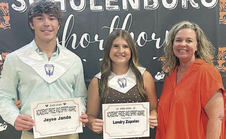 Academic Pride & Spirit Award recipients