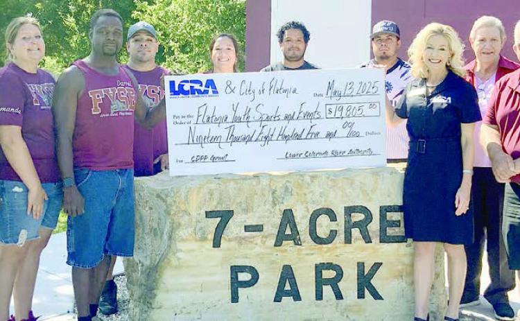Flatonia multi-sport field gets grant thru LCRA program